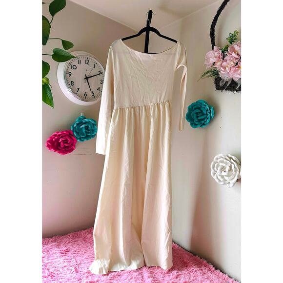 Urban Revivo Dresses & Skirts - Urban Revivo Nude Beige Maxi Dress US 10